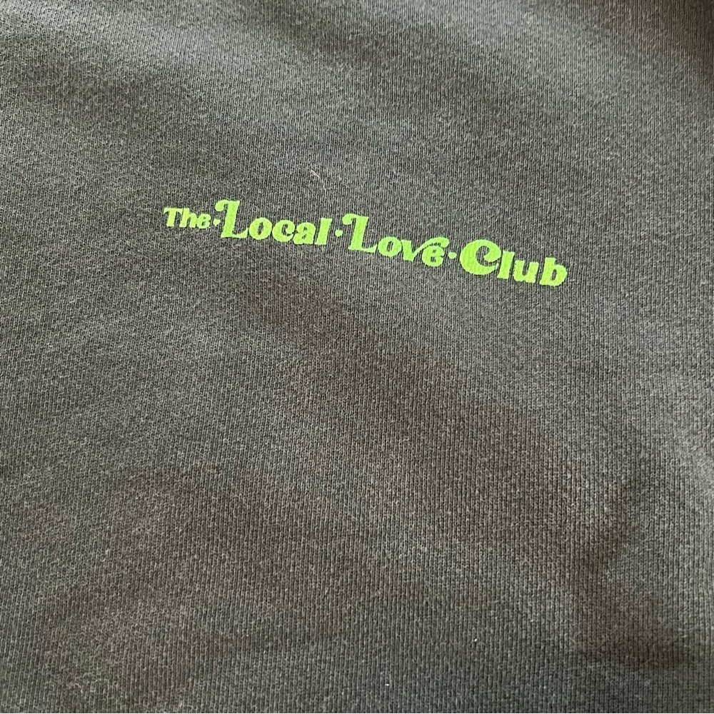 The Local Love Club Aura Crewneck Sweatshirt Green pullover Graphic Small - Picture 9 of 12